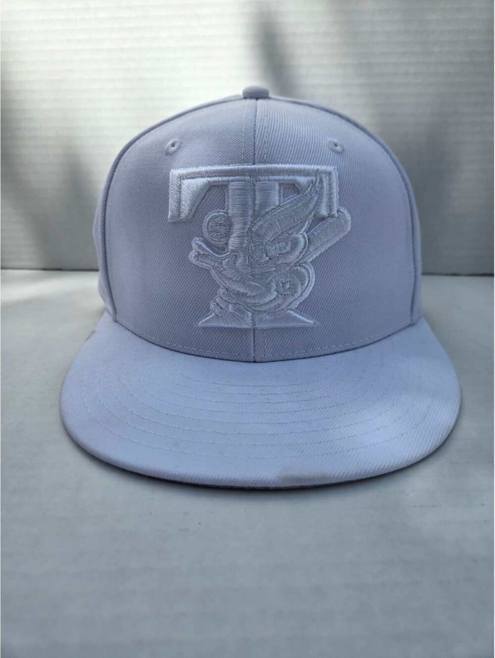 Mitchell & Ness Toronto Blue Jays White Tonal Snapback Hat MLB Retro